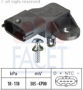Comprar 103091 Facet Sensor de presión del colector de admisión