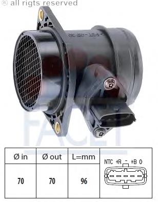 101283 Facet sensor de flujo de aire/medidor de flujo (flujo de aire masibo)