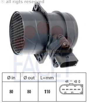 101222 Facet sensor de flujo de aire/medidor de flujo (flujo de aire masibo)