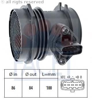 101017 Facet sensor de flujo de aire/medidor de flujo (flujo de aire masibo)