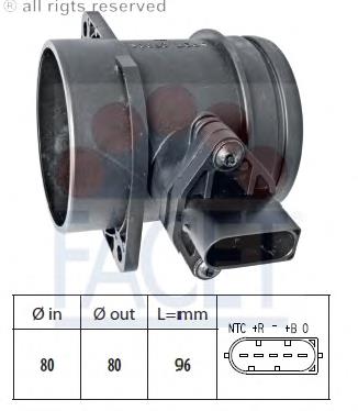 101331 Facet sensor de flujo de aire/medidor de flujo (flujo de aire masibo)