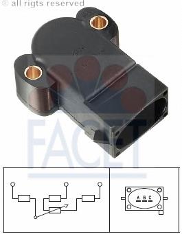 Sensor de aceleración Facet 105064