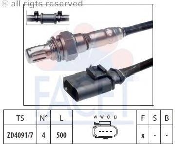 108127 Facet sonda lambda sensor de oxigeno post catalizador