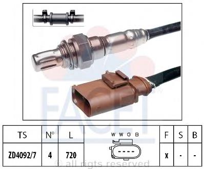 108177 Facet sonda lambda sensor de oxigeno para catalizador