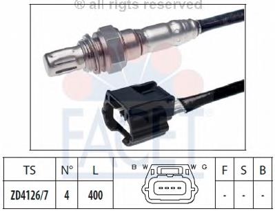 108179 Facet sonda lambda sensor de oxigeno post catalizador