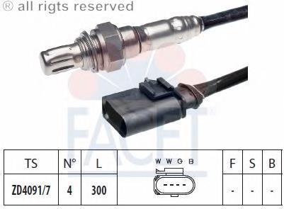 108170 Facet sonda lambda sensor de oxigeno post catalizador