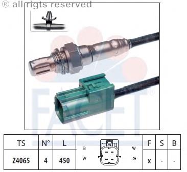 108002 Facet sonda lambda sensor de oxigeno post catalizador