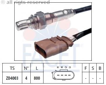 108055 Facet sonda lambda sensor de oxigeno post catalizador