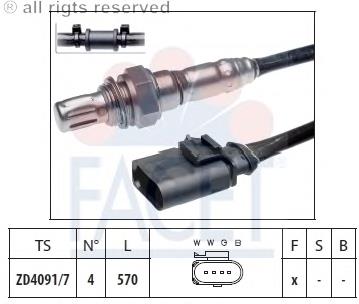 107932 Facet sonda lambda sensor de oxigeno post catalizador