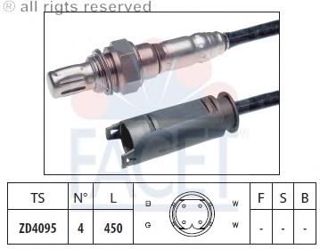 107962 Facet sonda lambda sensor de oxigeno post catalizador