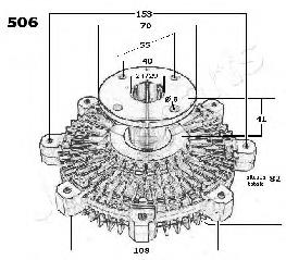 VC506 Japan Parts Embrague viscoso