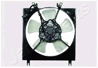 Difusor de radiador, ventilador de refrigeración, condensador del aire acondicionado, completo con motor y rodete VNT161002 Japan Parts