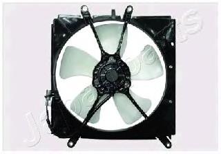 Difusor de radiador, ventilador de refrigeración, condensador del aire acondicionado, completo con motor y rodete VNT151002 Japan Parts