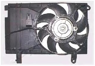 VNT310460 Japan Parts difusor de radiador, ventilador de refrigeración, condensador del aire acondicionado, completo con motor y rodete