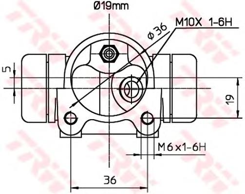 Cilindro de freno de rueda trasera TRW BWD137 precio, desde 25,50 EUR