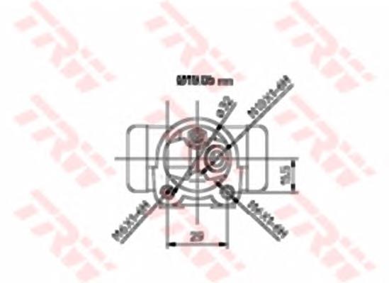 Cilindro de freno de rueda trasera TRW BWD131 precio, desde 17,30 EUR
