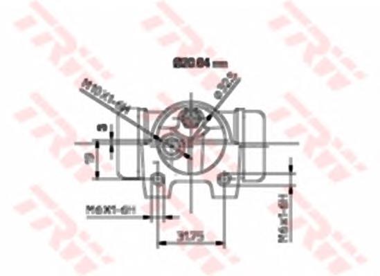 Comprar BWF119 TRW Cilindro de freno de rueda trasera