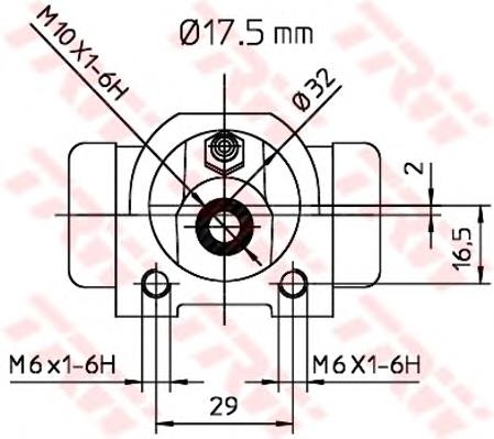 Comprar BWC227 TRW Cilindro de freno de rueda trasera