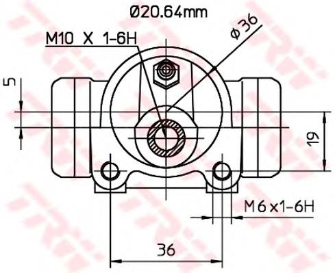 Comprar BWF279 TRW Cilindro de freno de rueda trasera