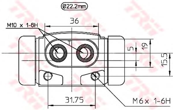 Comprar BWH241 TRW Cilindro de freno de rueda trasera