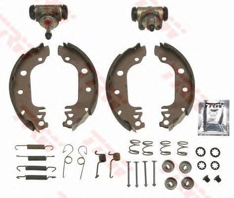 Zapatas de frenos de tambor traseras H24005 Brembo