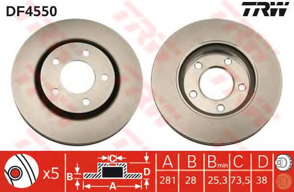 DF4550 TRW Discos