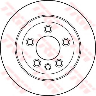 Comprar DF4487S TRW Disco de freno trasero