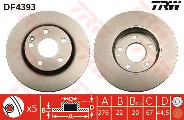 DF4393 TRW Discos