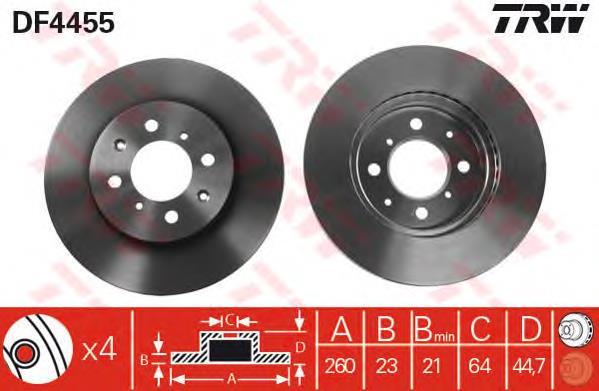 DF4455 TRW Discos