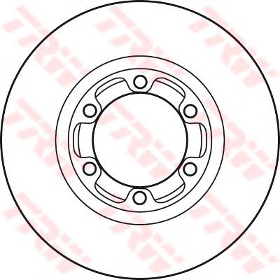 Disco de freno delantero TRW DF4897
