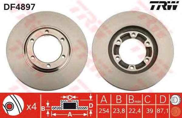 DF4897 TRW Discos