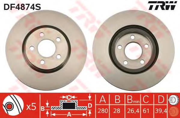 Comprar 09913381 Brembo Freno de disco delantero