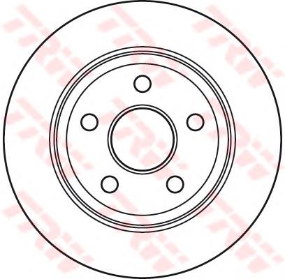 Disco de freno trasero TRW DF4914S precio, desde 60,91 EUR