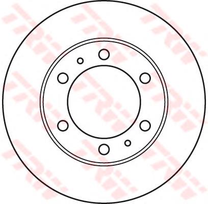 Disco de freno delantero TRW DF4917