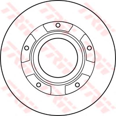 Comprar DF4821S TRW Disco de freno trasero