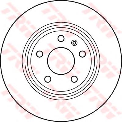 Comprar DF4848 TRW Disco de freno trasero