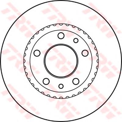 Frenos delanteros TRW DF4836S precio, desde 41,97 EUR