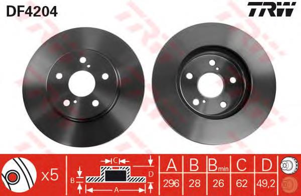DF4204 TRW Discos