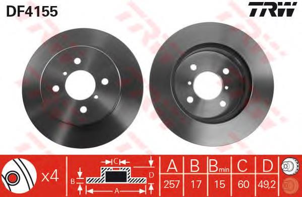 DF4155 TRW Discos