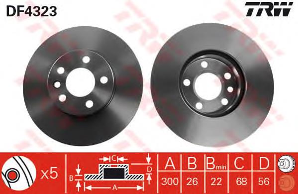 DF4323 TRW Discos
