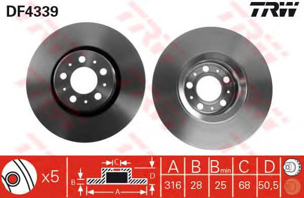 DF4339 TRW Discos