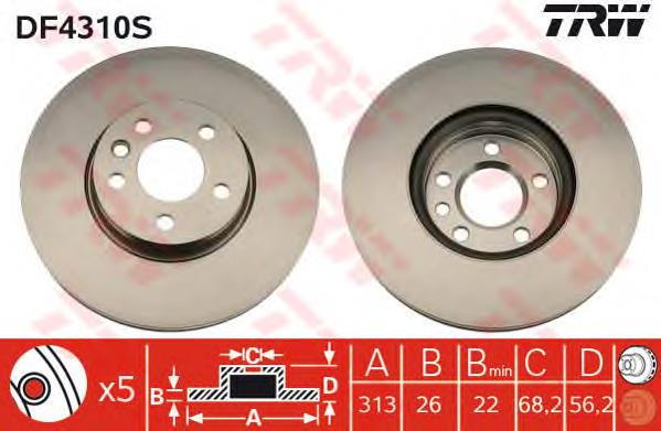 DF4310S TRW Discos