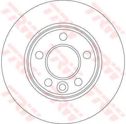 Comprar DF4312 TRW Disco de freno trasero