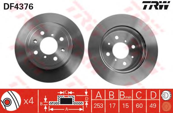 DF4376 TRW Discos