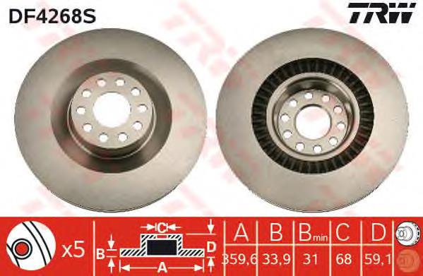 DF4268S TRW Discos