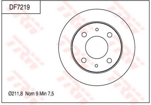 Freno de disco delantero 231626 Metelli