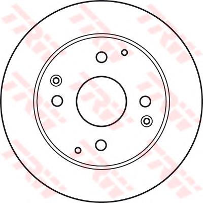 Comprar DF7249 TRW Disco de freno trasero