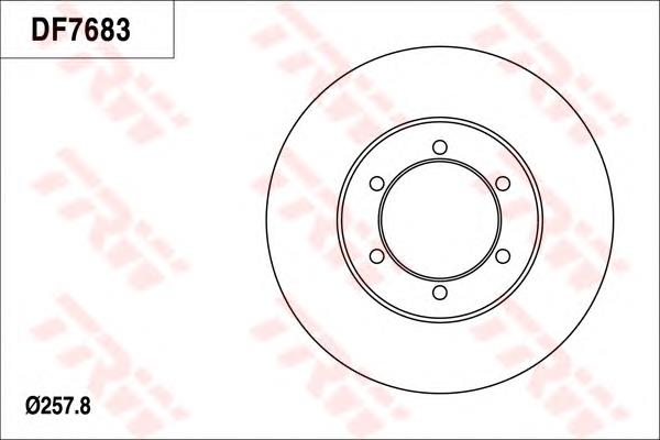 Freno de disco delantero 0K72F33251A Hyundai/Kia