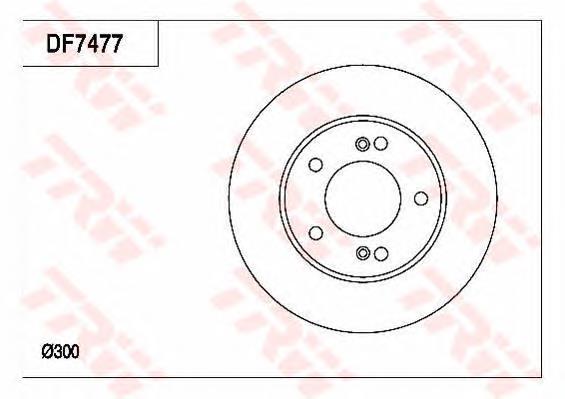 Freno de disco delantero CD7810V Bremsi