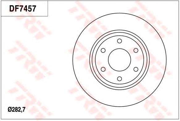 Freno de disco delantero N3301126 Nipparts